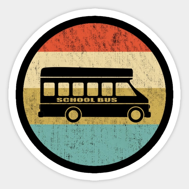 Short School Bus Sticker by Dotty42